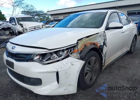 2017 Kia Optima Plug-In Hybrid Ex из США, поврежденный, VIN KNAGV4LD4H5007440